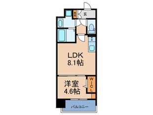 ﾐﾗｰｼﾞｭﾊﾟﾚｽ日本橋ｸﾗｳﾄﾞの物件間取画像